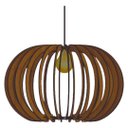 Ver imagem 1 de Luminária Teto tipo Pendente DEUSA MDF Completa -:MDF Marrom