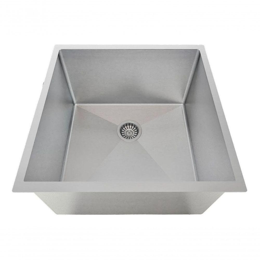 Cuba Tanque Inox 40x40 Duplo Lavatorio Gourmet - 4