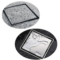 Ralo Invisível Tampa Oculta Aço Inox 304 Anti Odor 10x10cm - 4