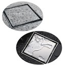 Ver imagem 4 de Ralo Invisível Tampa Oculta Aço Inox 304 Anti Odor 10x10cm