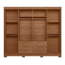 Ver imagem 5 de Guarda-Roupa Paranavaí 8 Portas 6 Gavetas com Espelho Paraná Marrom/Jatoba