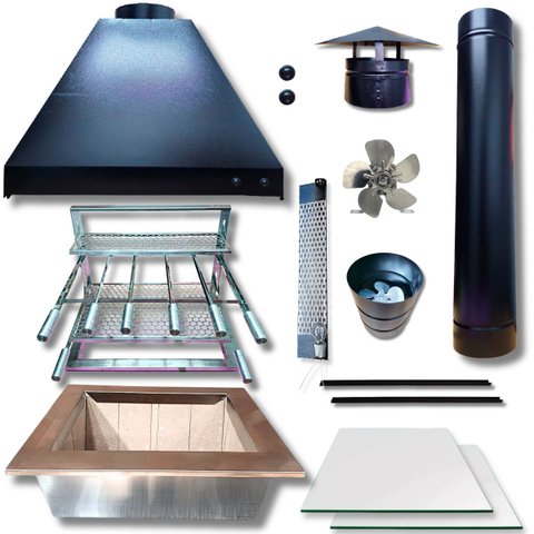 Kit Completo Churrasqueira Gourmet Médio 1 Tubo