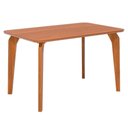 Ver imagem 1 de Mesa Jantar Retangular 1,30 Papaia sem Vidro Madeira/cinamomo