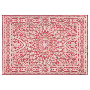 Tapete Sala Nobre 2,00x2,50 Antider Domani Gardenia Vermelho