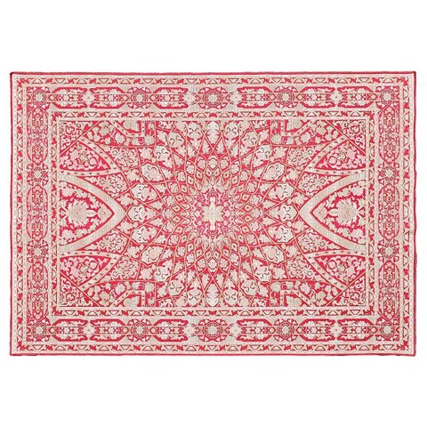 Tapete Sala Nobre 2,00x2,50 Antider Domani Gardenia Vermelho