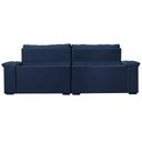 Ver imagem 6 de Sofá Retrátil e Reclinável 2,75m Molas Ensacadas Cama inBox Big Home com Bordado 3D Velusoft