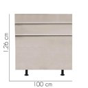 Ver imagem 2 de Cabeceira Estofada Argentina 100cm Solteiro para Cama Box Quarto Suede Bege - Gat Magazine