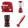 Conjunto Eletroportáteis com Batedeira, Cafeteira, Liquidificador e Mixer 127V Cadence - 1