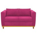Ver imagem 6 de Kit Sofá 2 Lugares e 2 Poltronas Europa Suede Pink AM Decor