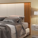 Ver imagem 5 de Cabeceira para Cama Casal com Led Duo