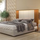 Ver imagem 6 de Cabeceira para Cama Casal com Led Duo