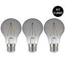 Ver imagem 2 de Lâmpada Led Fumê 30w Kit 3 Unid. Vintage Branco Quente Iluminação Decorativa Retrô Multifilamento Lu