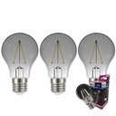 Ver imagem 1 de Lâmpada Led Fumê 30w Kit 3 Unid. Vintage Branco Quente Iluminação Decorativa Retrô Multifilamento Lu