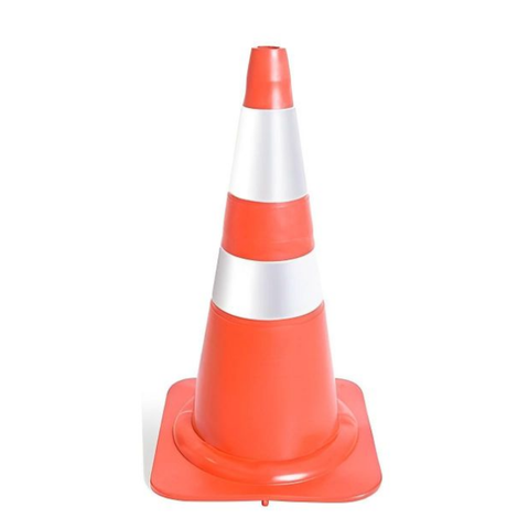 Cone Flexivel Laranja - 75cm - Refletivo
