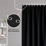 2 Cortina Box Banheiro PVC Grossa Antimofo Ilhós Pt 140x200 - 3