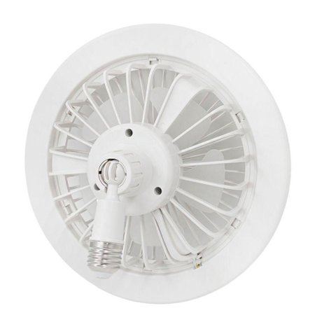Ventilador de Teto Led Luzes Integradas com Controle Remoto 36 Branco Bivolt