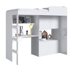Cama Multifuncional Com Bau E Estacao De Trabalho Lion Montana  - 5