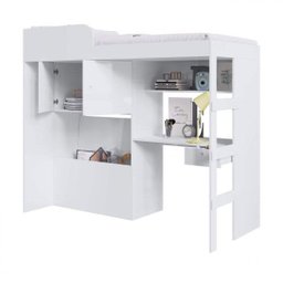 Cama Multifuncional Com Bau E Estacao De Trabalho Lion Montana  - 4