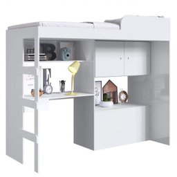 Cama Multifuncional Com Bau E Estacao De Trabalho Lion Montana  - 2