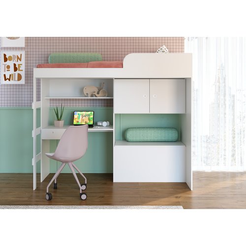 Cama Multifuncional com Escrivaninha 90 Juvenille – Art in Móveis