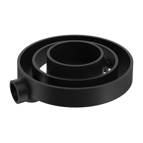 Queimador Duplo 1 Cano Fogão Industrial Ferro Fundido 17,4cm