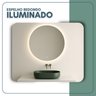 Espelho Redondo 40cm Touch Led 3000k Iluminação Indireta Reduna - 5