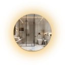 Ver imagem 2 de Espelho Redondo 40cm Touch Led 3000k Iluminação Indireta Reduna