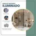 Ver imagem 4 de Espelho Redondo 40cm Touch Led 3000k Iluminação Indireta Reduna