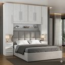 Ver imagem 1 de Guarda-Roupa de Casal com Espaço para Cama Box King Size 1220SK Carvalho