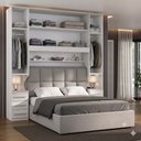 Ver imagem 5 de Guarda-Roupa de Casal com Espaço para Cama Box King Size 1220SK Carvalho