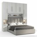 Ver imagem 2 de Guarda-Roupa de Casal com Espaço para Cama Box King Size 1220SK Carvalho