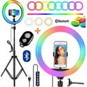 Ver imagem 3 de Iluminador Ring Light Colorido Rgb Branco Frio Quente Tripé