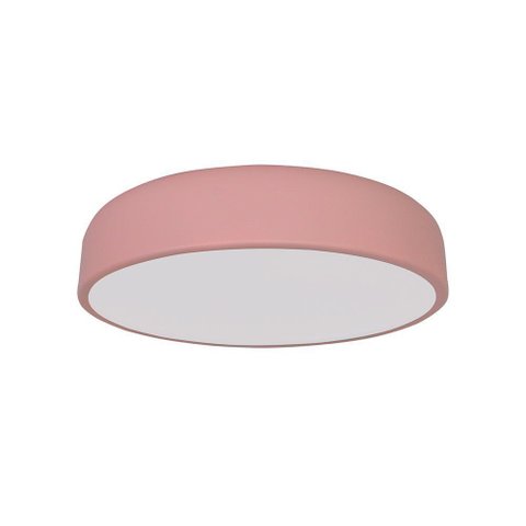 Luminária Plafon Moon Med 40cm 3 Lamp E27 Rosê Fosco - 1106 Med Rsf