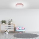 Ver imagem 2 de Luminária Plafon Moon Med 40cm 3 Lamp E27 Rosê Fosco - 1106 Med Rsf