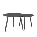 Ver imagem 5 de Mesa de Centro Redonda Noronha Fratini 50 Cm (largura) em Aço Cinza Área Externa