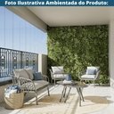 Ver imagem 2 de Mesa de Centro Redonda Noronha Fratini 50 Cm (largura) em Aço Cinza Área Externa
