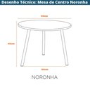 Ver imagem 3 de Mesa de Centro Redonda Noronha Fratini 50 Cm (largura) em Aço Cinza Área Externa