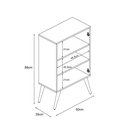 Ver imagem 5 de Sapateira Armário Multiuso Organizador 2 Portas Quarto Hall Branco