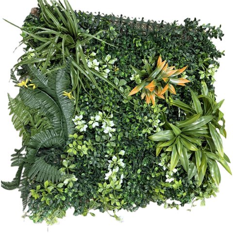 Painel Jardim Vertical Artificial Modulo de 50x50cm - F5101g