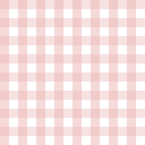 Papel de Parede Doce Estilo Xadrez Rosa 82250