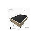 Ver imagem 6 de Base Box com Baú Casal Linho Bege 1,38 X 1,88 Reforçada