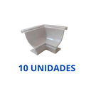 Ver imagem 2 de Kit/10 Cantoneira Interna Branco para Moldura/sanca de Forro Pvc