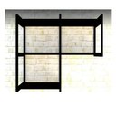 Ver imagem 1 de Kit Industrial 3 Andares com Furação para Ser Colocado na Parede - Preto