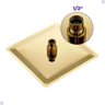 Kit Ducha Chuveiro Acabamento Registro Misturador Dourado Gold - 12