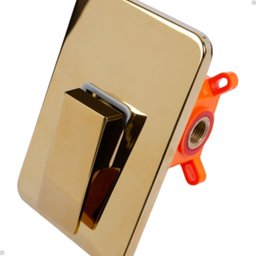 Kit Ducha Chuveiro Acabamento Registro Misturador Dourado Gold - 13