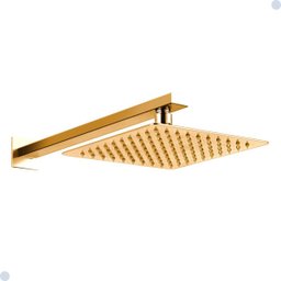 Kit Ducha Chuveiro Acabamento Registro Misturador Dourado Gold - 3