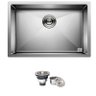 Cuba Quadrada Inox  Cozinha Pia Embutir Sobrepor Gourmet 6040 Premium com Válvula - 1
