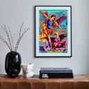 Ver imagem 2 de Quadro Estilo Pintura São Miguel Arcanjo - 60x48cm:madeira Preta