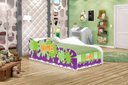 Ver imagem 4 de Cama Infantil com Colchão Slime Menino 100% Mdf para Quarto Infantil