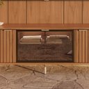Ver imagem 5 de Estante para TV Home Theater 75" 100% MDF 254cm Vidro Reflecta Prateleiras LED Neon Float Canella